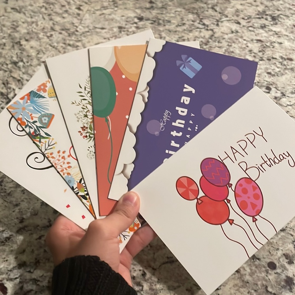 NEW Bundle of 6 birthday cards